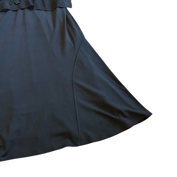 Kobi Halperin Black Sleeveless Dress Embroidered Flowy Top Size Large Women's - Picture 5 of 12